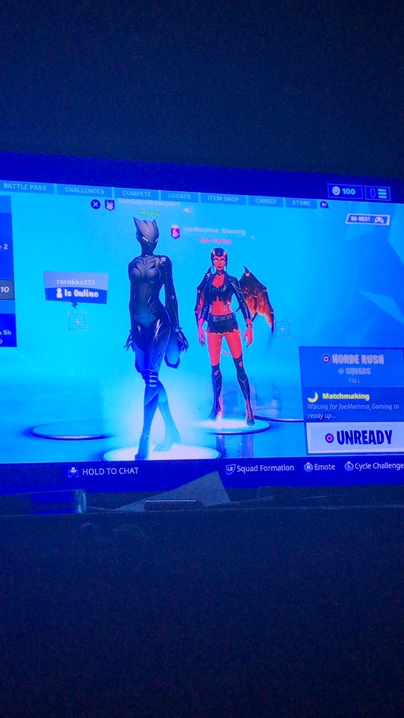 JMfdoom270's tweet photo. Anyone wanna join me and @JOEMOMMA_GAMING on fortnite Playing horde rush??? 🥴🤷‍♂️🤫 https://t.co/m4XoBOJ9Ki