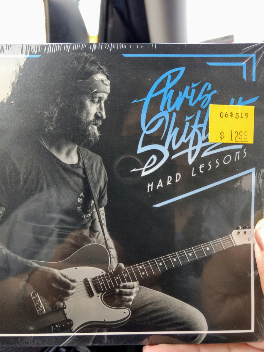 Mistyrose78's tweet image. Stopped @recordarchive after work and was happy to see @ChrisShiflett71's latest on the display of new releases.  They also have his previous cd.  I got my copy of the new one.  Chris, you should come and perform at the Record Archive, they have a great set-up! #HardLessons