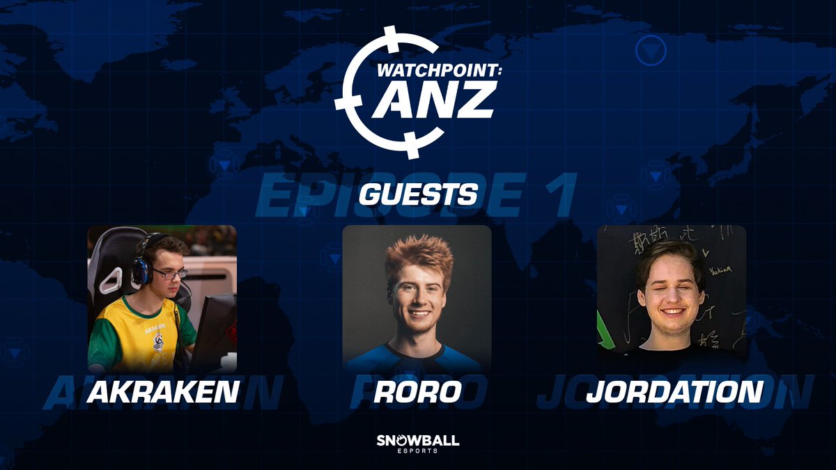 In under an hour, join <a href="/dvcky_/">Andrew Amos</a> and @sarahjanebee_ for the premiere of the Watchpoint: ANZ podcast with special guests <a href="/Roro_tf/">Roro</a>, <a href="/Jordation/">Jordy</a>, and <a href="/AkrakenGG/">Akraken</a>!

🕙 1:00pm AEST
📺 twitch.tv/snowballesports

#WatchpointANZ #ContendersOW
