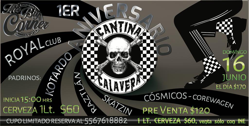 cantinacalavera's tweet photo. Estamos muy cerca. Uno de los eventos más prometedores de ska.
Vengan este #diadelpadre a celebrar al #BigCorner con @royalclubska @raztlan @KotardoOficial #CoreWagen #skatzin y por supuesto #CantinaCalavera manda DM para obtener descuentos.
#VengaVengaVenga
#ska #skamexicano https://t.co/8hkIpqy3ko
