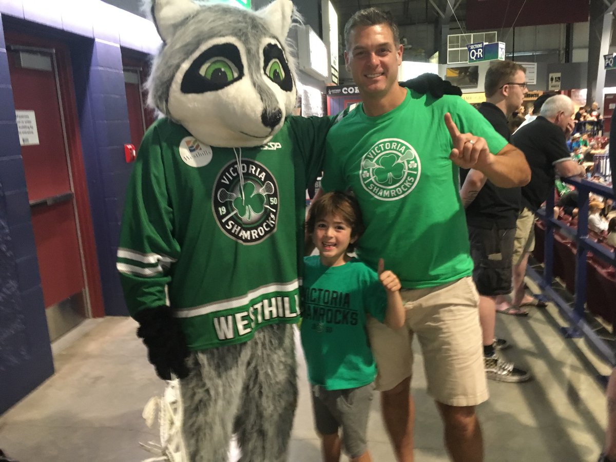 WLAShamrocks's tweet photo. Congratualtions to Andreya and his son Mason for winning @Vicpropgroup's #MoveoftheGame!
They are moving on up to the VIP suite! https://t.co/knEaXll5VV