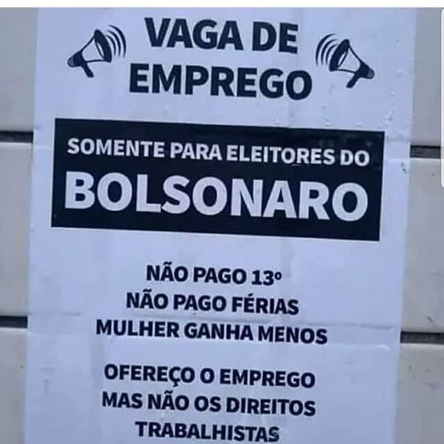 Handllex's tweet photo. Pra quem tá torcendo contra, dizendo que o desemprego está crescendo no governo do mito, chupa essa seus petralhas!! https://t.co/XUwckrIIMa