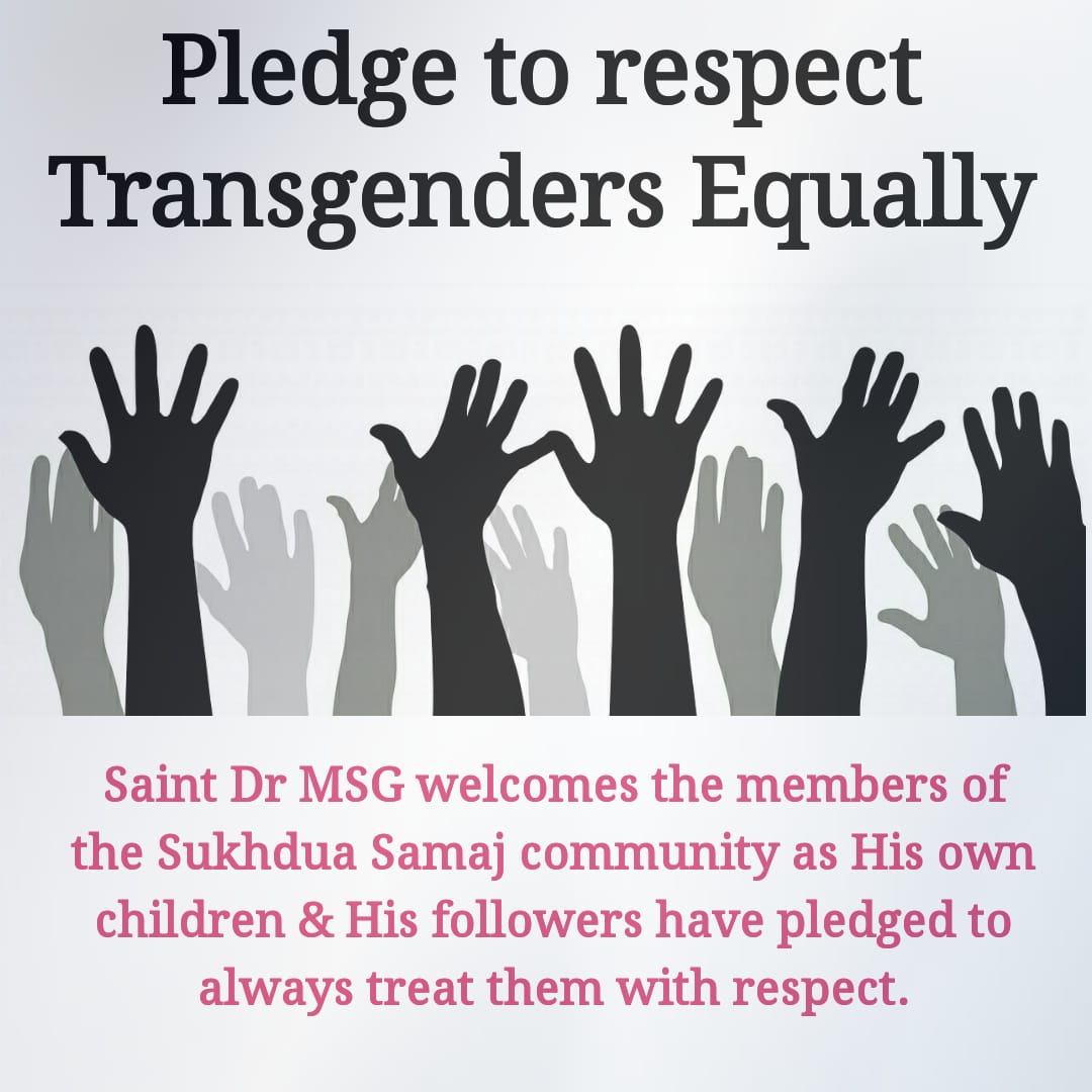Nissan Insan (@insannissan) on Twitter photo #सुखदुआ_समाज
Saint Dr <a href="/Gurmeetramrahim/">Dr.GURMEET RAM RAHIM</a> Ji insan welcomes the members of the Sukhdua samaj community as his own children and his followers have pledged to always treat them with respect #सुखदुआ_समाज
Saint Dr <a href="/Gurmeetramrahim/">Dr.GURMEET RAM RAHIM</a> Ji insan welcomes the members of the Sukhdua samaj community as his own children and his followers have pledged to always treat them with respect