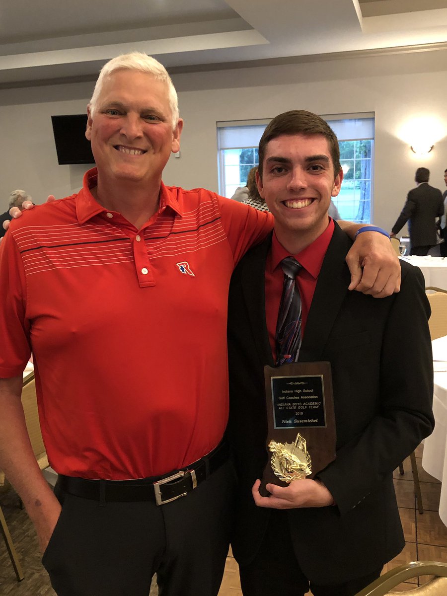PSusemichel's tweet photo. Thanks Coach for helping our youth not only be better golfers, but more importantly, better men. @TeamRoncalli @RHS_Athletics https://t.co/ODGATdUZZT