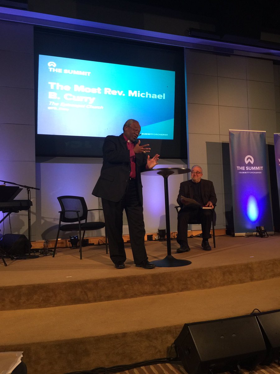 pastorgricel's tweet photo. What an honor to meet and hear the prophetic voice of Rev. Michael B. Curry at the #summitforchange https://t.co/jFMsSf0THR