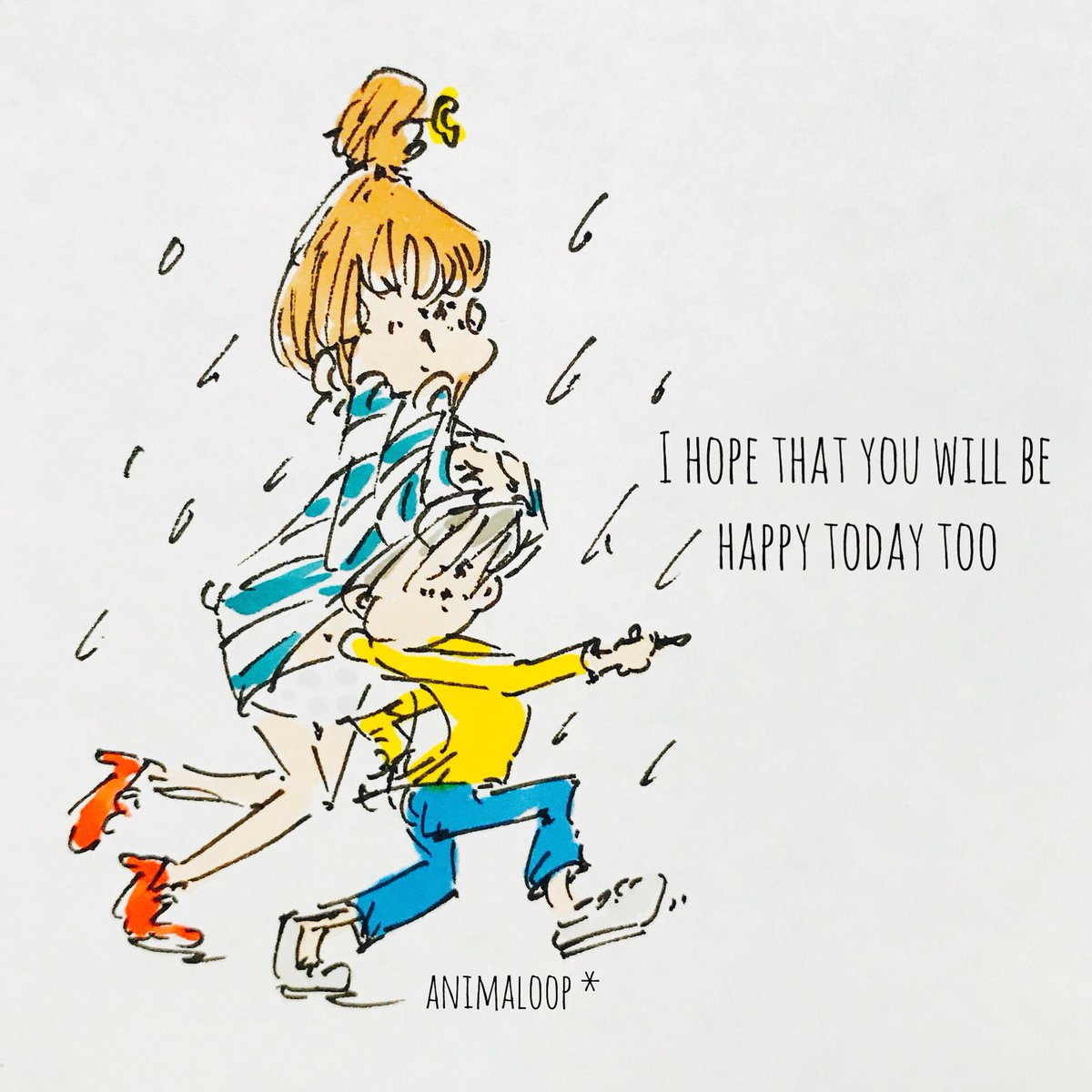 アニマループ Ume 突然雨が降って来ても当たり前に自分のtシャツの中に入れて一緒にウキウキで歩くような可愛い嫁と息子が どうか傷つかない世の中でありますように 願い 息子 嫁 家族日記 落書き 似顔絵 雨降り 宝物 家族 イラスト 守って アニマループ Ume 突然雨が降って来ても当たり前に自分のtシャツの中に入れて一緒にウキウキで歩くような可愛い嫁と息子が どうか傷つかない世の中でありますように 願い 息子 嫁 家族日記 落書き 似顔絵 雨降り 宝物 家族 イラスト 守って