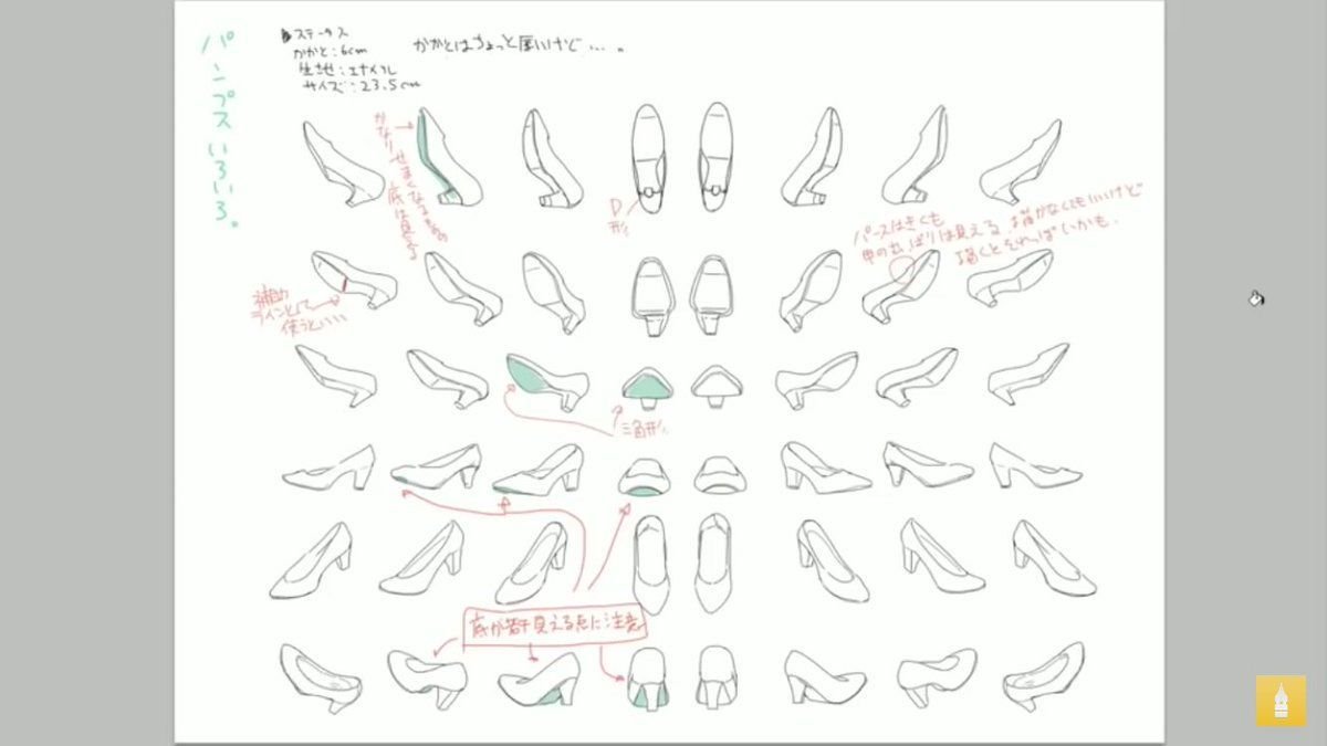 お絵かき講座パルミー 7周年イラコン開催中 靴を描く時 つい適当に描いてたりしませんか スニーカー パンプス ブーツの3つの靴の描き方を詳しく解説 足の構造もしっかり学んでいきましょう Ume先生の靴の描き方講座 T Co