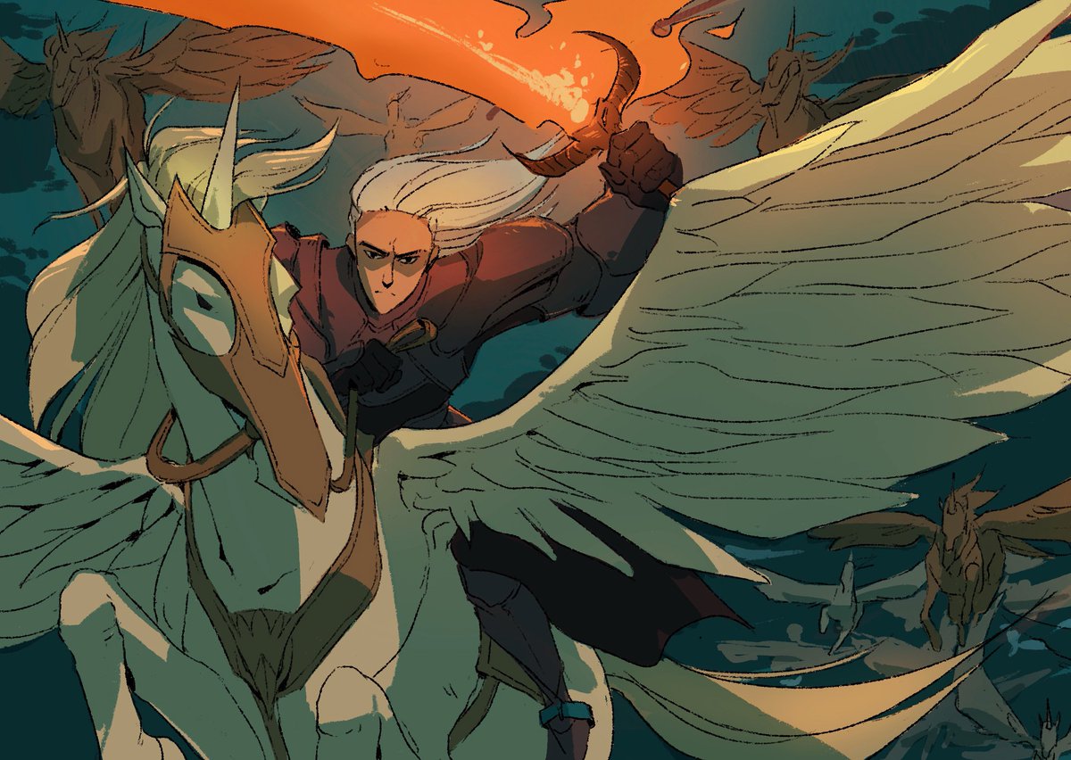 cerealbowlinger's tweet photo. Guys. I have big plans for Vincent Blood, including black armor, a sword of hellfire and a cavalry of flying unicorns. Only the best for my son. https://t.co/R6HqgxsH7p
