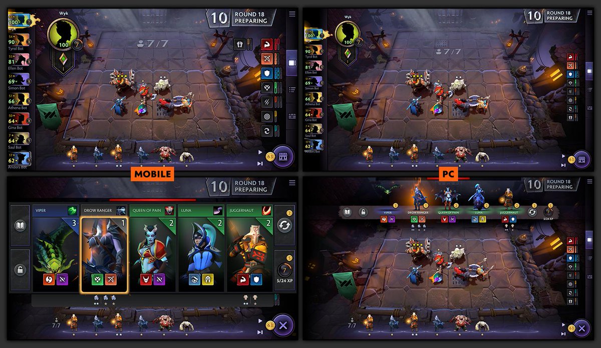 Wykrhm Reddy On Twitter Underlords Now Supports Two Ui