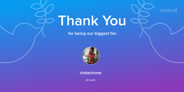 PriyanSHAH_'s tweet photo. Our biggest fans this week: ataninme. Thank you! via https://t.co/EzQQp2hSls https://t.co/KtR0LhA3Jl
