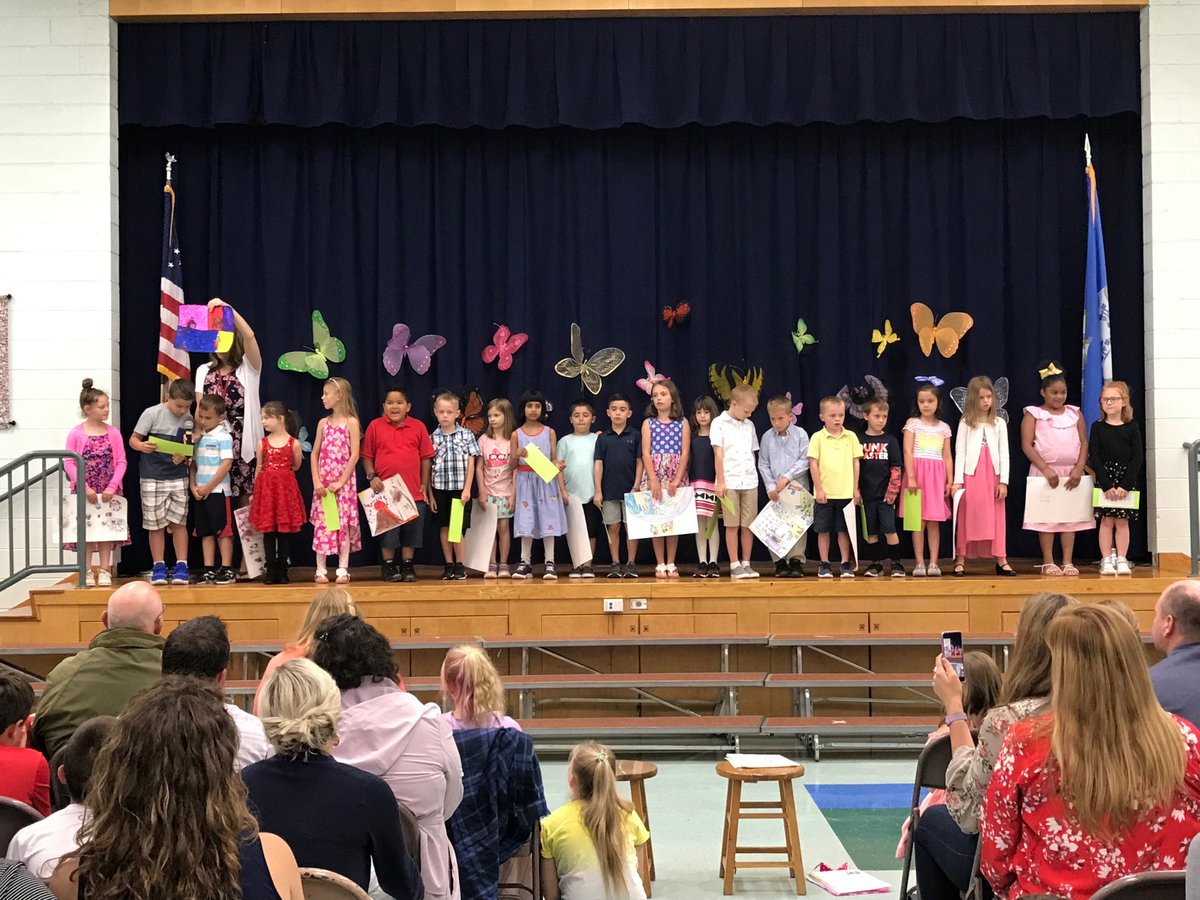 RDHubbardCT's tweet photo. Grade 1 butterfly show! https://t.co/b36n1EfNiK
