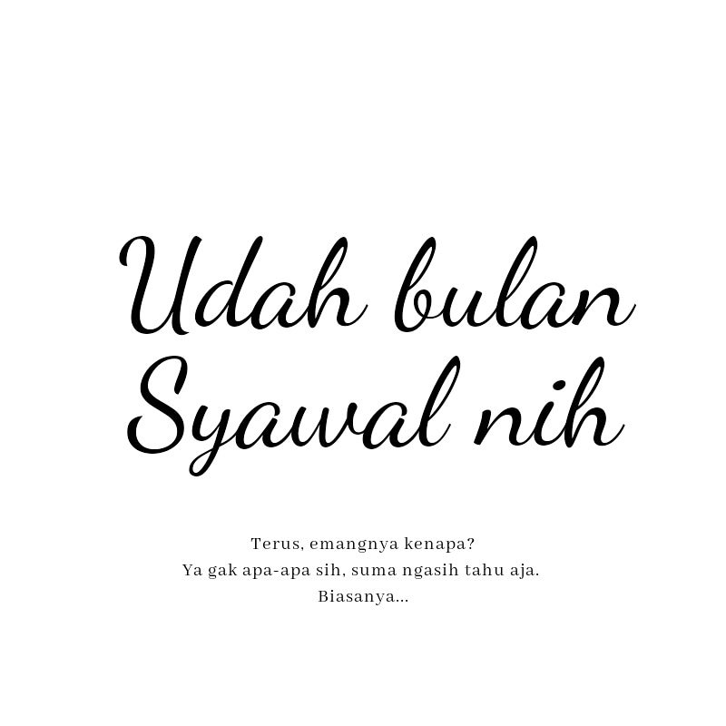 Ahnaddin's tweet photo. #ResikoTwitteran harus siap ditanya. Udah bulan syawal nih. Biasanya... https://t.co/fta4uMZSzC