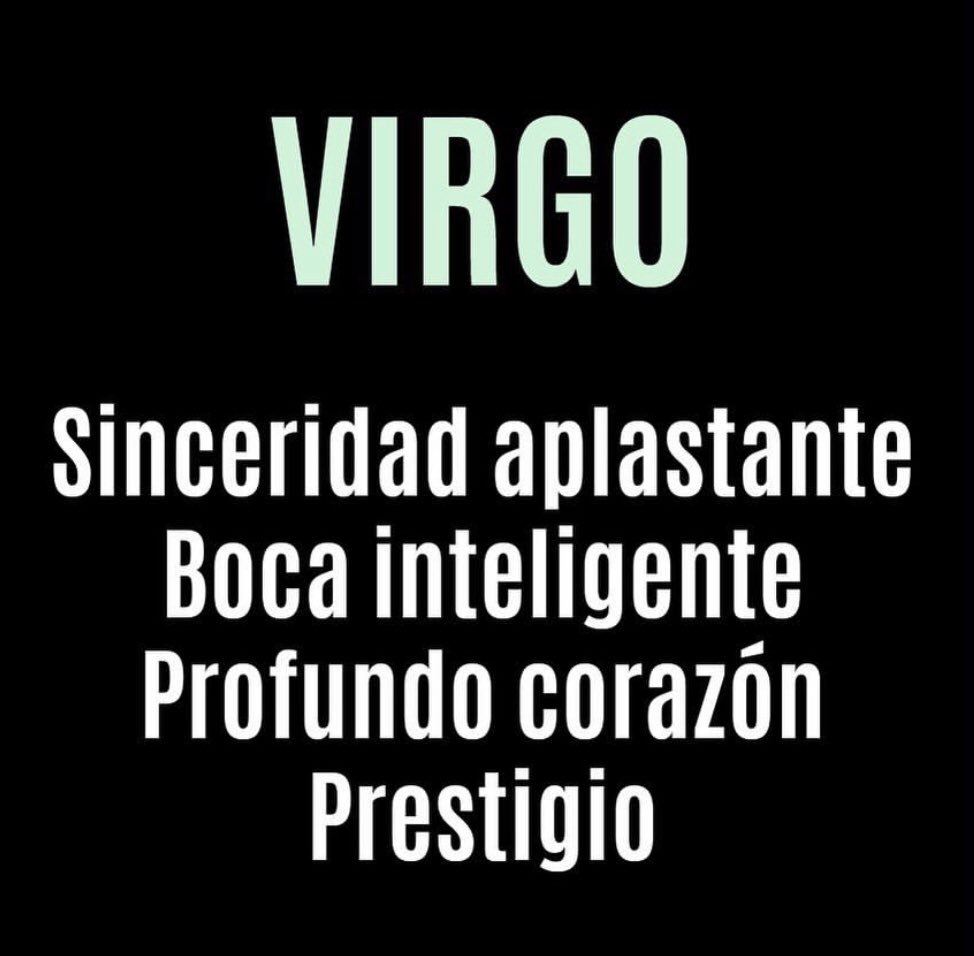 Virgo Horoscopo Negro Virgohoroscopo Twitter