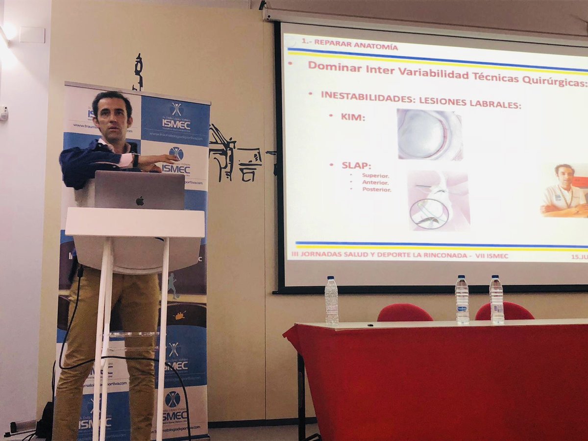 GlobalPhysioESP's tweet photo. Un placer compartir nuestra experiencia diaria en @ClinicaNavarra ; Hoy como ponentes en las, VII #ISMEC @DrLopezVidriero Últimos Avances en Lesión Deportiva, Sevilla, en la mesa de Hombro bajo él título “Manejo Postquirúrgico Inmediato del Complejo Articular del Hombro”. https://t.co/75Wc5UWEf6