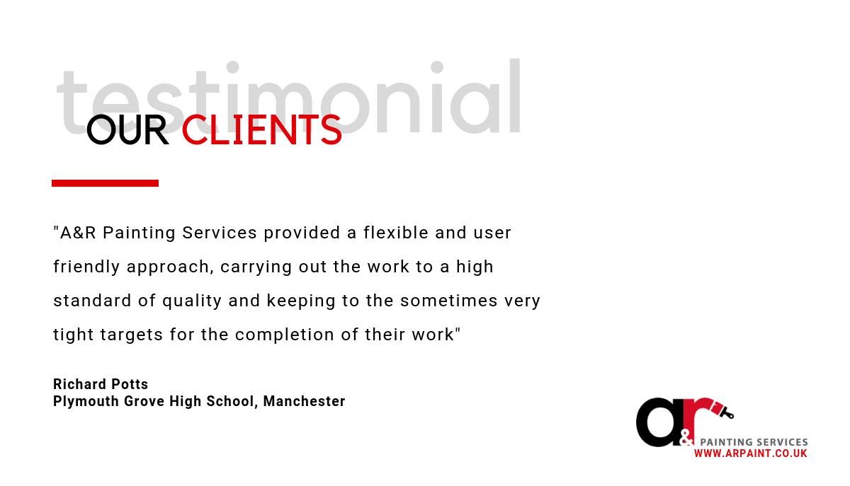 ARPaintUK's tweet photo. Why A&amp;R? We are a professional organisation with quality results at competitive prices! 
.
#Arpaint #painting #industrial #commerical #paint #industrial #testimonial #painted https://t.co/hskRaGYqwB