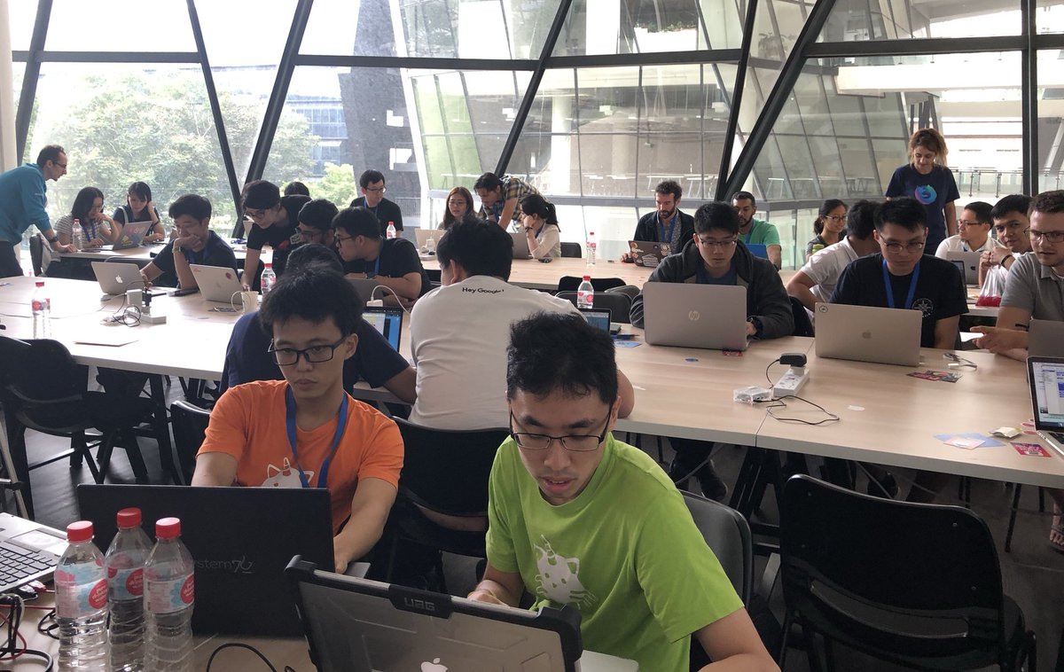 rymeassaad's tweet photo. WebThings workshop by @mozilla @jsconfasia #jsconfasia #Singapore #Mozilla 🦊
@MozillaIoT @microblocksfun @moddabletech @mozTechSpeakers https://t.co/mmVoPrJxGY