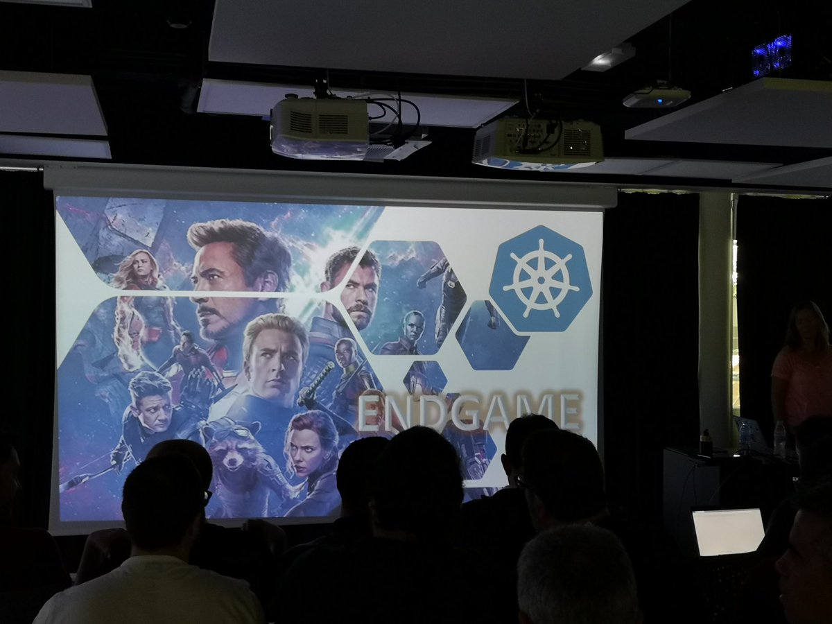 DiegotePalat's tweet image. Kubernetes Endgame by @annalmunim &amp;amp; @AdrianDiaz81 #gdbc #Barcelona #devops