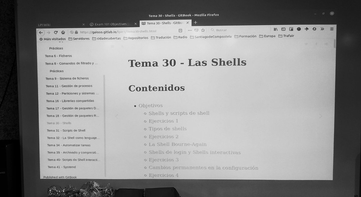 "Taller sobre Bash" en <a href="/Brico_Labs/">BricoLabs</a> dentro de las actividades de la <a href="/OSHWDem/">OSHWDem @ A Coruña</a> 2019 con Rafa Gaioso presi de <a href="/MelisaGal1/">Melisa.Gal</a>