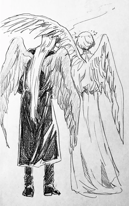 グッドオーメンズパロでジンバボ
🚬😈👼✨ 