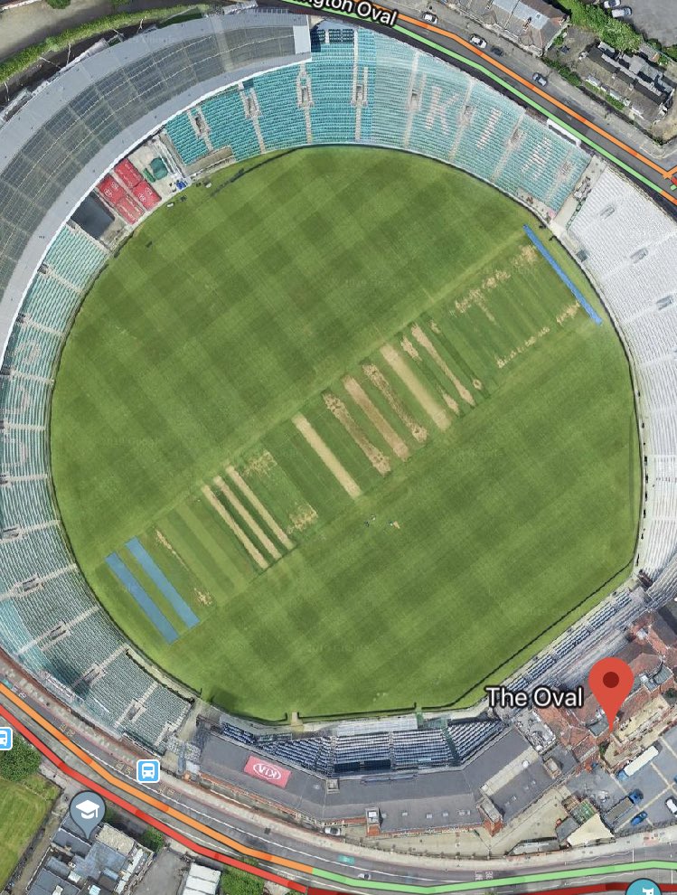 Gee, England has some odd shaped grounds...don’t get me wrong, I’m a fan of it.
But surely The Oval should at least live up to its own name?
#CWC2019