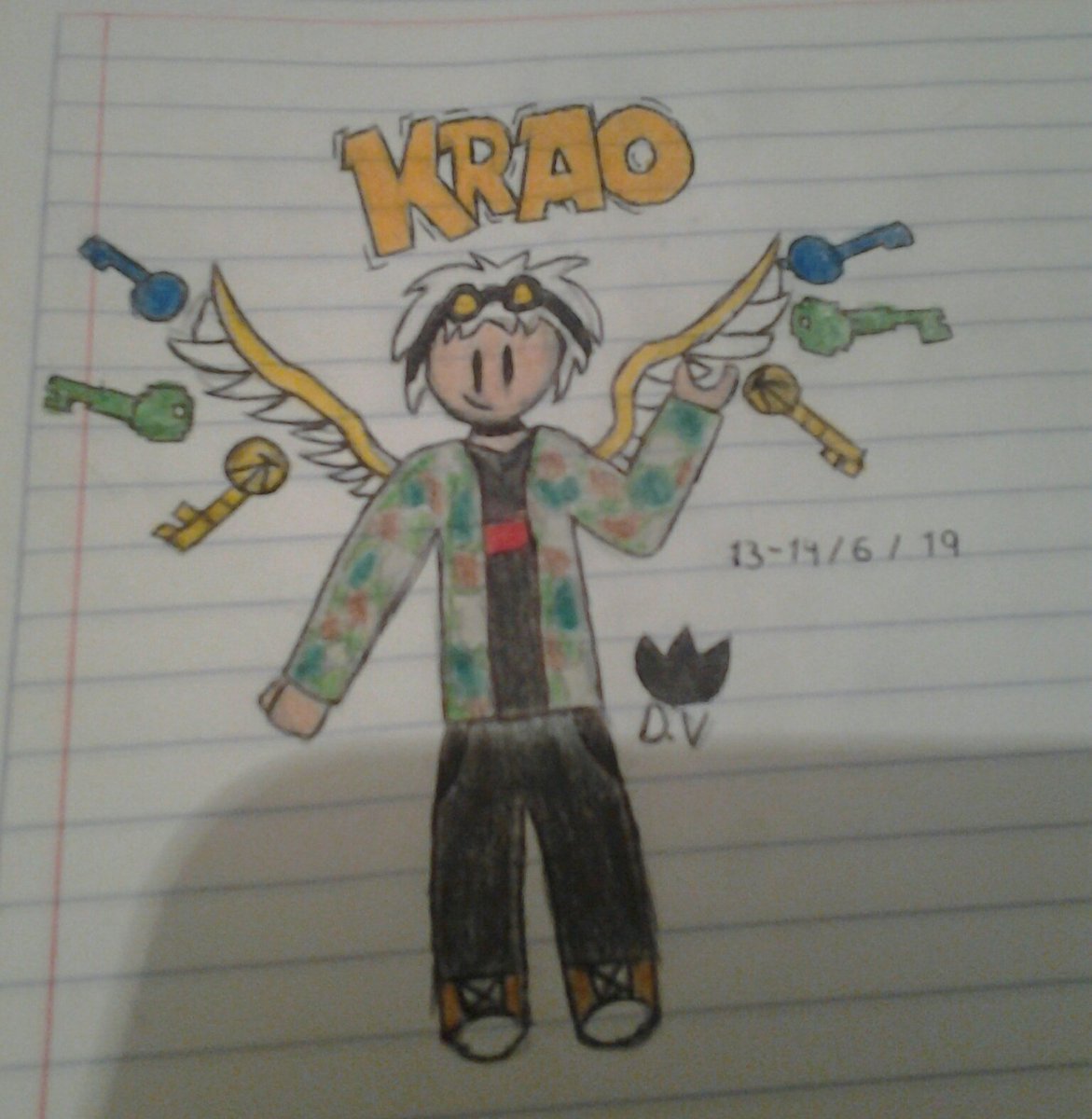 Piuoʌǝƃɐɐ A Twitter Dibujo Para Kraoesp Mi Youtuber Favorito De Roblox Espero Te Guste Perdona Por Hacer Las Alas Tan Disparejas Pero Trate De Hacer Lo Mejor D Https T Co Moddlvyw0q - imagenes de kraoesp roblox