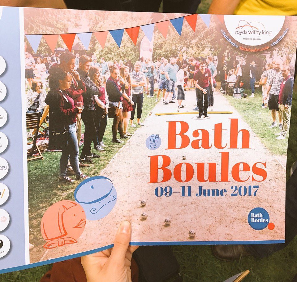 <a href="/BathBoules/">Bath Boules</a> throwback to when <a href="/westernbuilding/">WBC Group (Western Building Consultants)</a> made the front cover of the Boules Program, WBC’s Mark &amp; Sam got in their practice in yesterday (le bunk off), courtesy of <a href="/sbfbath/">Small Business Focus</a> <a href="/CESWBath/">Constructing Excellence South West - Bath</a>