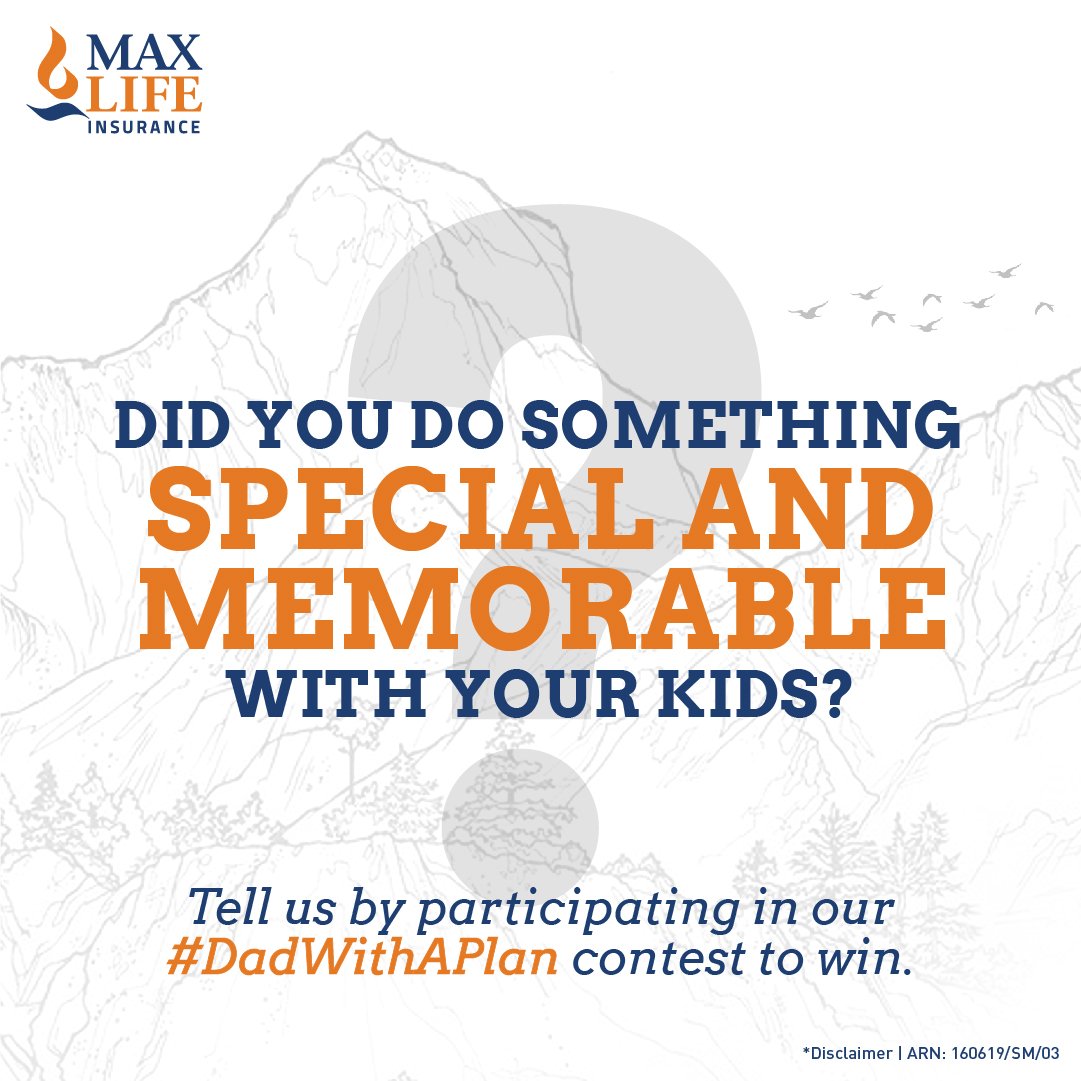 AxisMaxLifeIns's tweet photo. Fathers make plans to create unforgettable memories with their kids. Tell us your special memories with your kids, by participating in our contest. Share your stories in the comment section by using #DadWithAPlan & get a chance to win gift vouchers. Tag other dads too.
T&C Apply https://t.co/BbNWOgiYil
