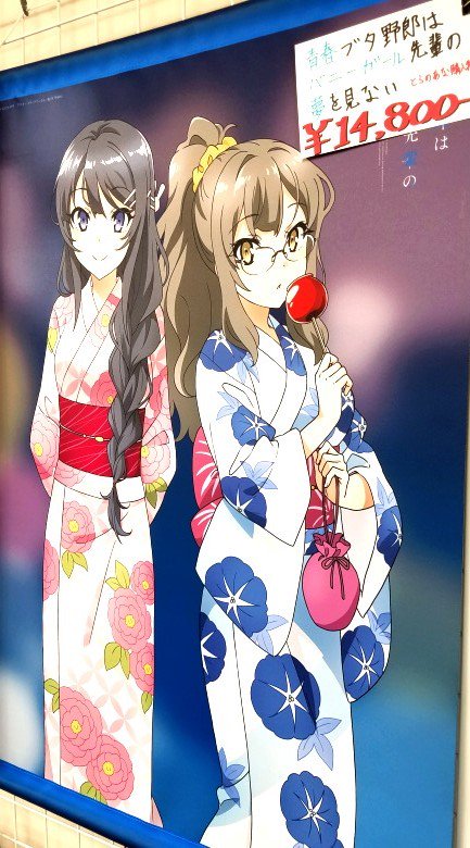 تويتر らしんばん中野店 各館 毎日12時 時まで営業中 على تويتر らしんばん中野店 グッズ入荷情報 2号館に 青春ブタ野郎はバニーガール先輩の夢を見ない とらのあな Dvd全巻購入特典 桜島麻衣 双葉理央 Wスエードb2タペストリー が入荷です 青 ブタ