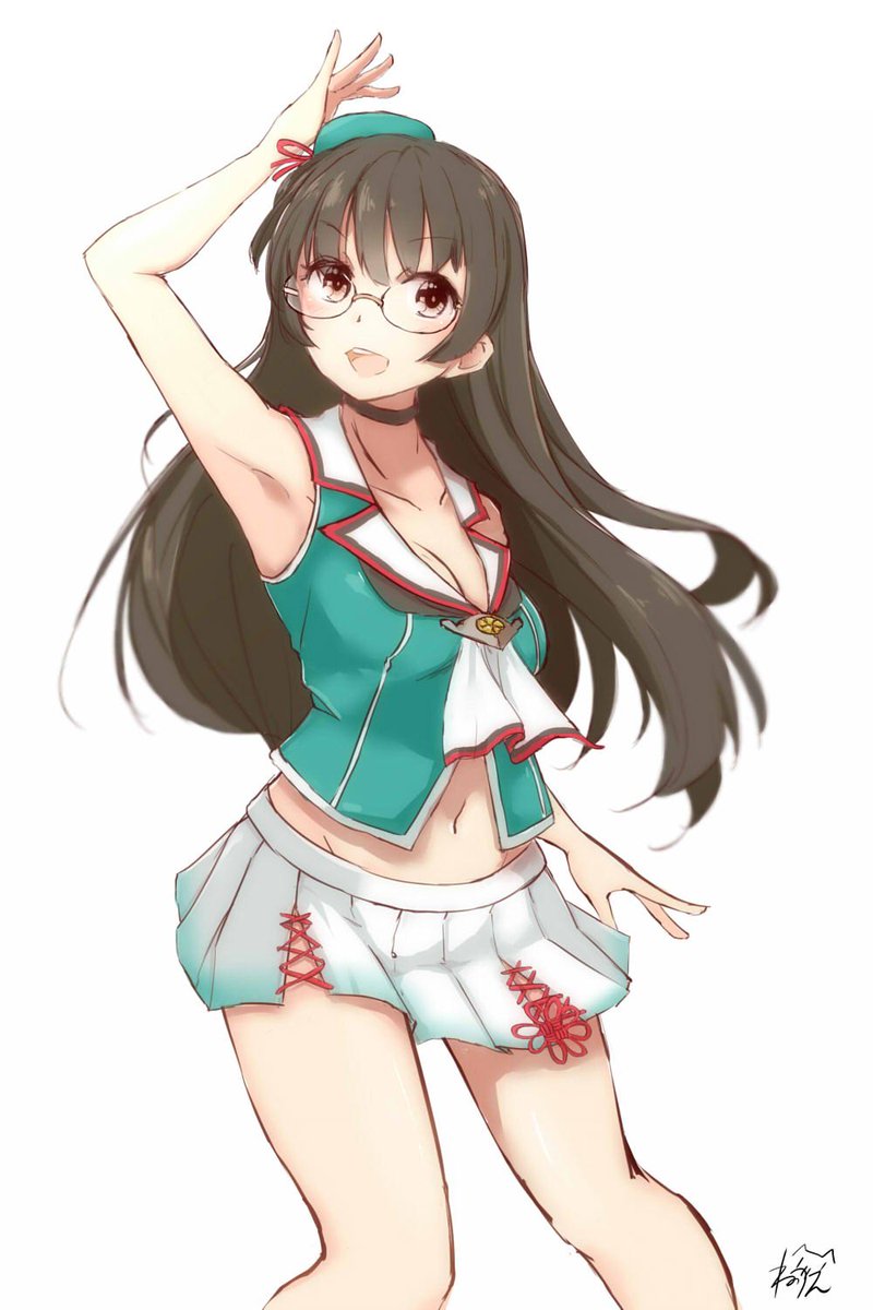 ねヴぇ 鳥海 お眼鏡なし差分も っ W っ T Co Rotmgbvmnd 鳥海 艦これ