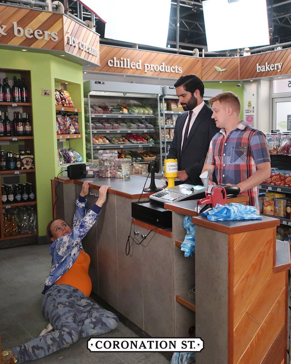 itvcorrie's tweet photo. It's been busy behind the scenes, but we've always got time for our Saturday Sneak Peeks! 

Can you guess what's going on? 🎥👀

#BehindTheScenes #Corrie #SaturdaySneakPeeks https://t.co/mKTJe3w6Mn