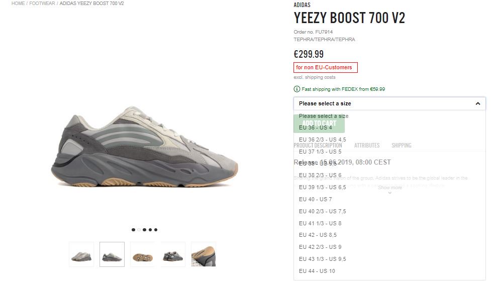 bstn yeezy 700