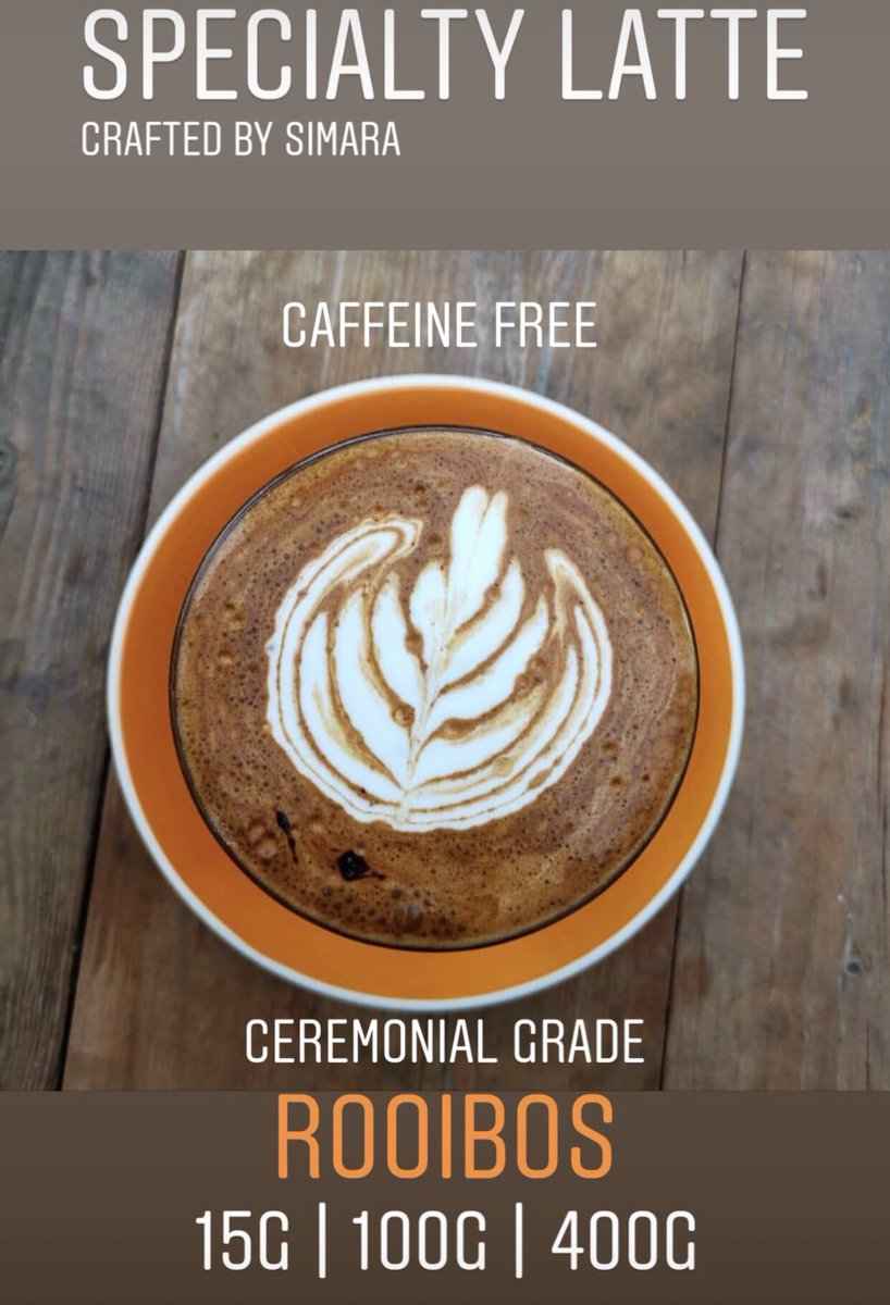 Are you a fan of Rooibos ?#our ceremonial grade Rooibos is naturally caffeine free and delicious with coconut milk. simarablends.com
