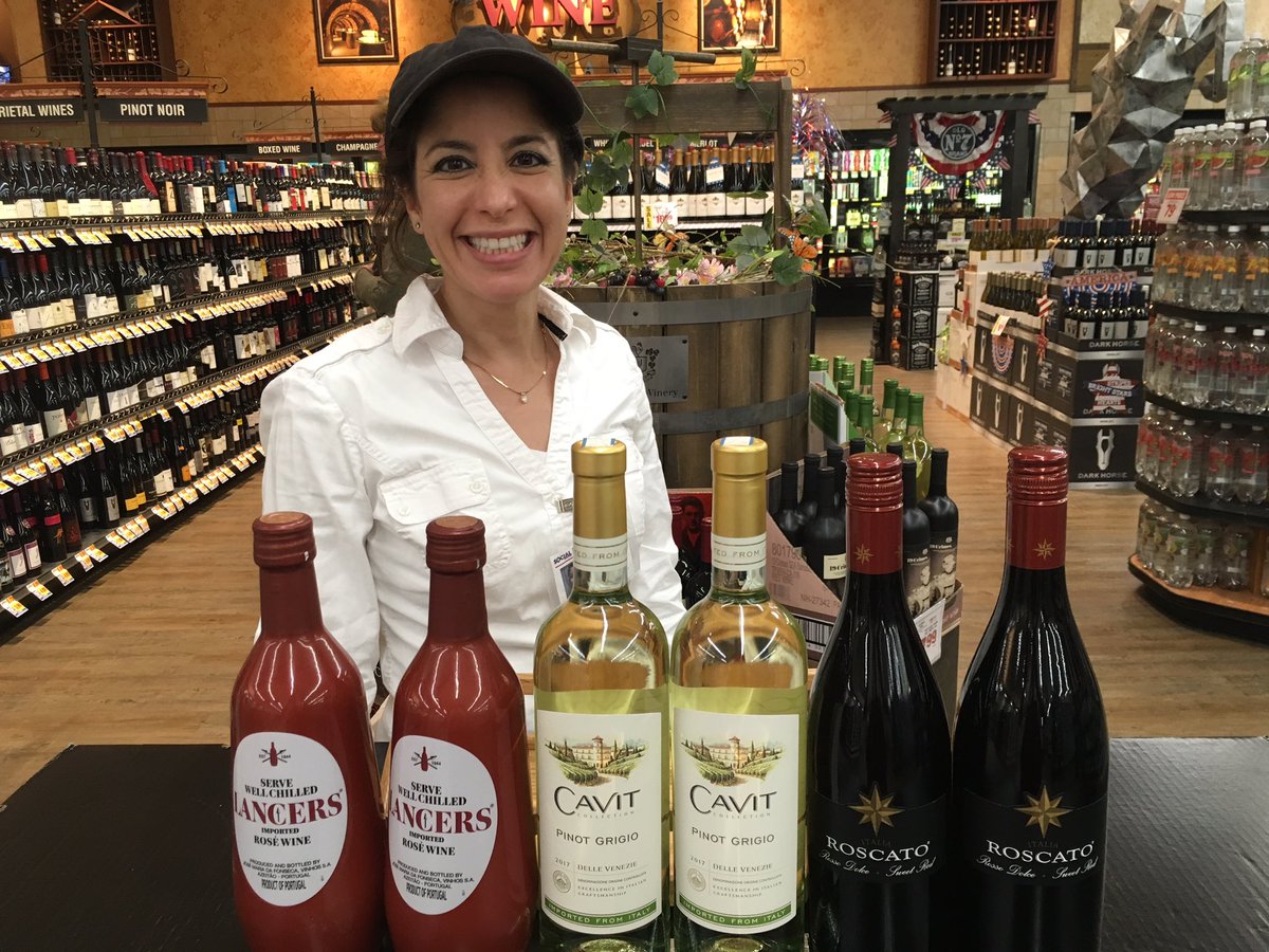 TK on Twitter "Promoting Cavit, Roscato, and Lancer's Wines today at Stater Bros, 1674 Main St