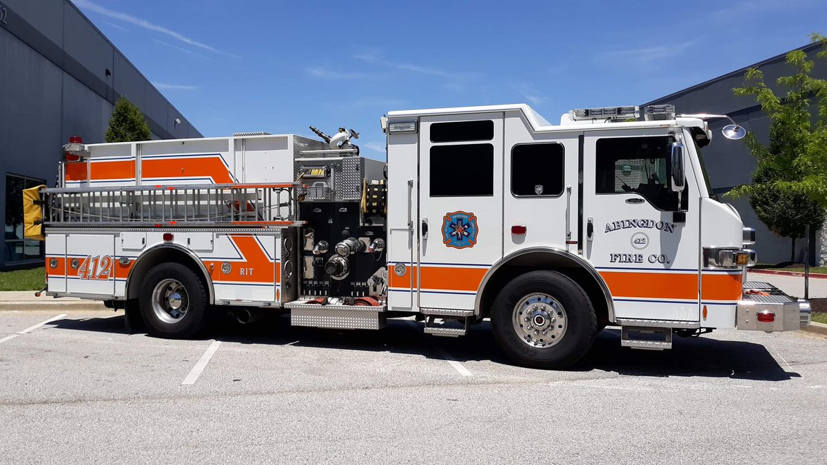 BrenFirePhoto's tweet photo. Abingdon, MD Engine 412. https://t.co/Scrx0BoLPc