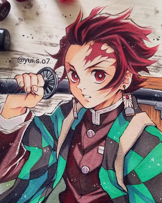 「kamado tanjirou male focus」Fan Art(Oldest)