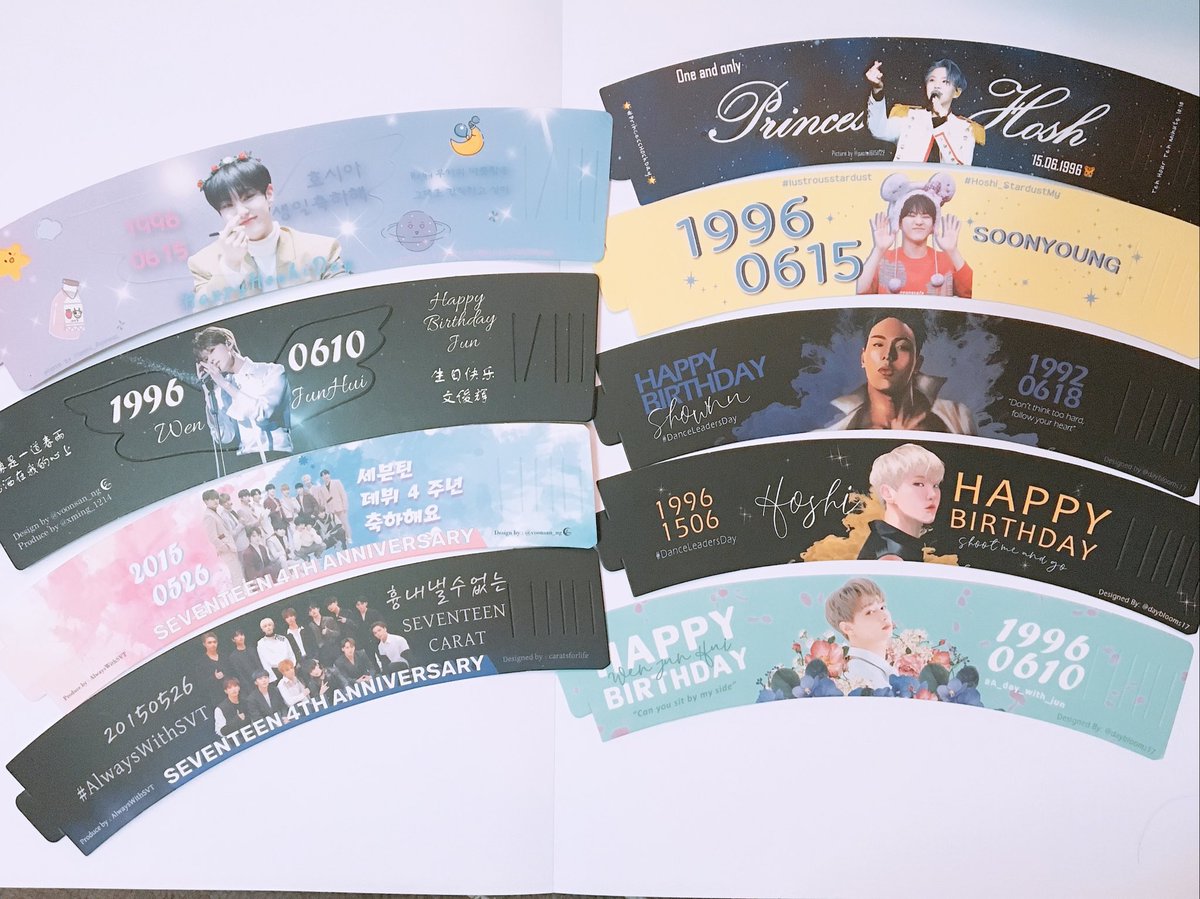 icedamericano17's tweet photo. The Cupsleeves I managed to grab before headed back for Eid~~
Thanks for all freebies too~~ โฅ๏ธ
#PrincessHoshday #lustroustardust #Hoshi_StardustMY #PRINCES_OF_GEMINI
#DanceLeadersDay #A_Day_With_Jun #AlwaysWithSVT https://t.co/aiSUMcUp3x