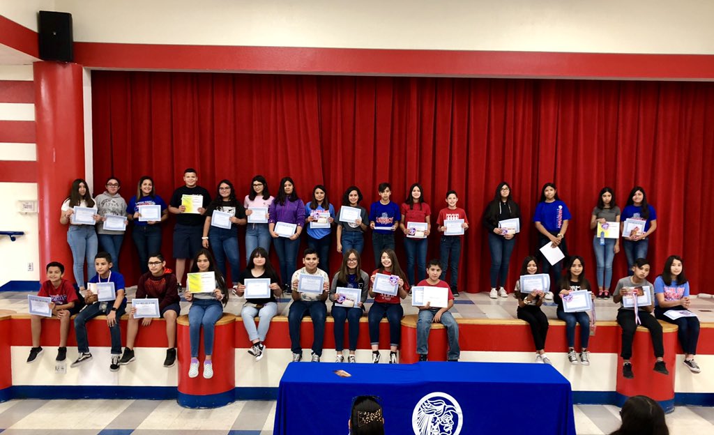 MorenoAztecs's tweet photo. Seventh Grade Spotlight! Congratulations to all these wonderful students for the amazing work they have accomplished this school year. Words cannot express just how proud we are of them! #MorenoAztecs #AztecPride #AztecASB #CalexicoUSD #awesomestudents https://t.co/kY3sTKlaep