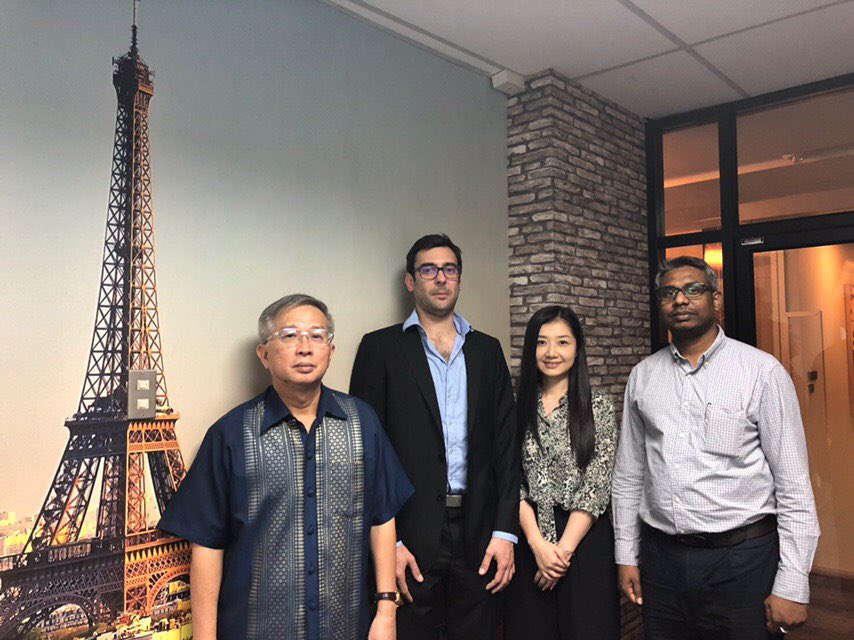 PARIS_EIU's tweet image. Chairman &amp;amp; COO of eiu.ac meet in Bangkok to discuss the developments at the university. EIU leaders affirm continuing to be the World’s Most Affordable Higher Education &amp;amp; Professional Training provider are EIU’s top priority #mba #Paris #forbes #CryptoNews #learn