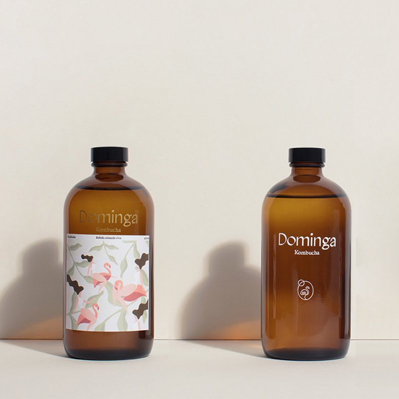 Amber Clear Boston Round Bottles