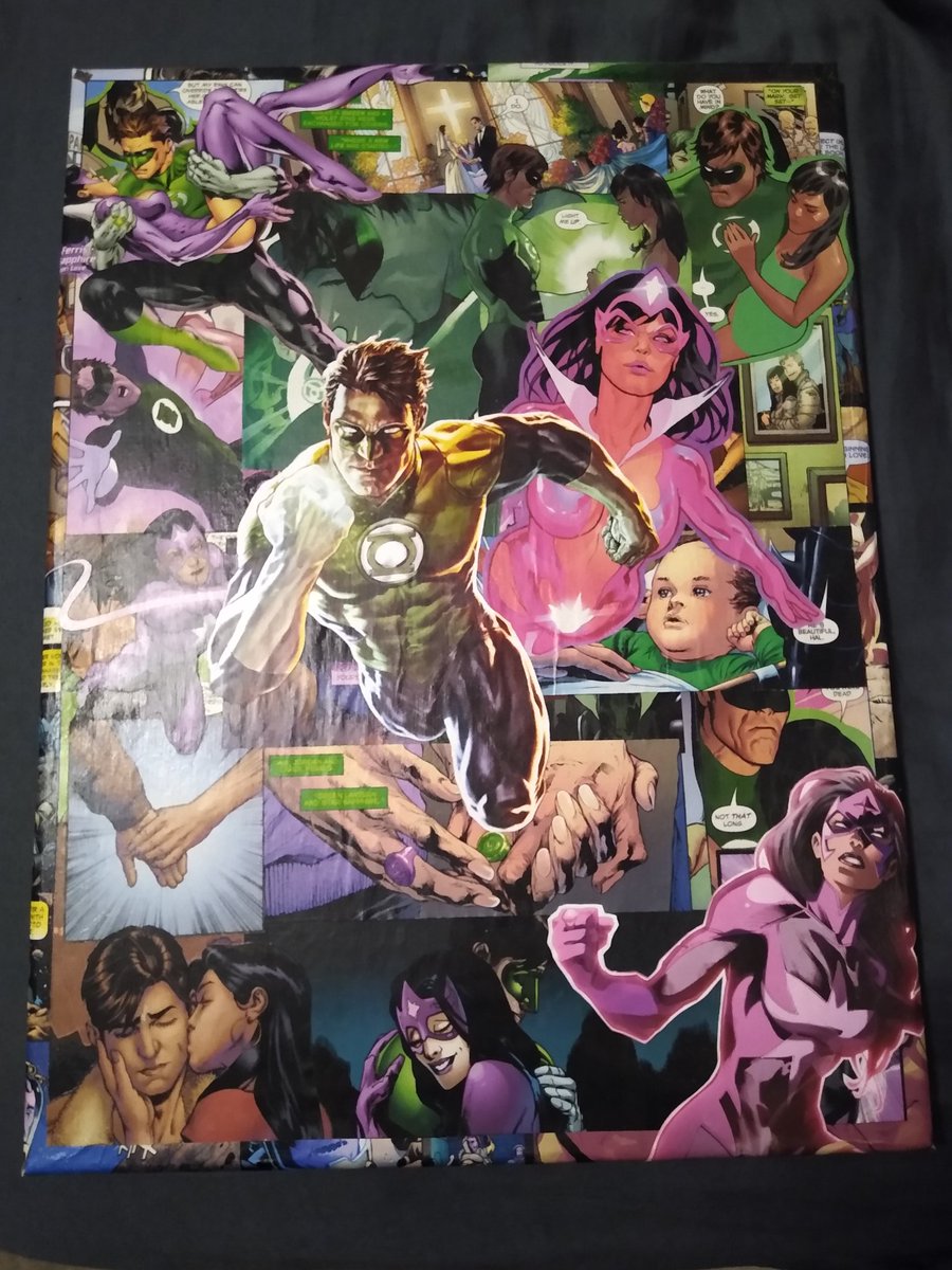 THE_C0RNER's tweet photo. @LiamRSharp Love Hal &amp; Carol. One of my favorite DC couples. Collage Art by @HPCollages https://t.co/oplmW9FBc7