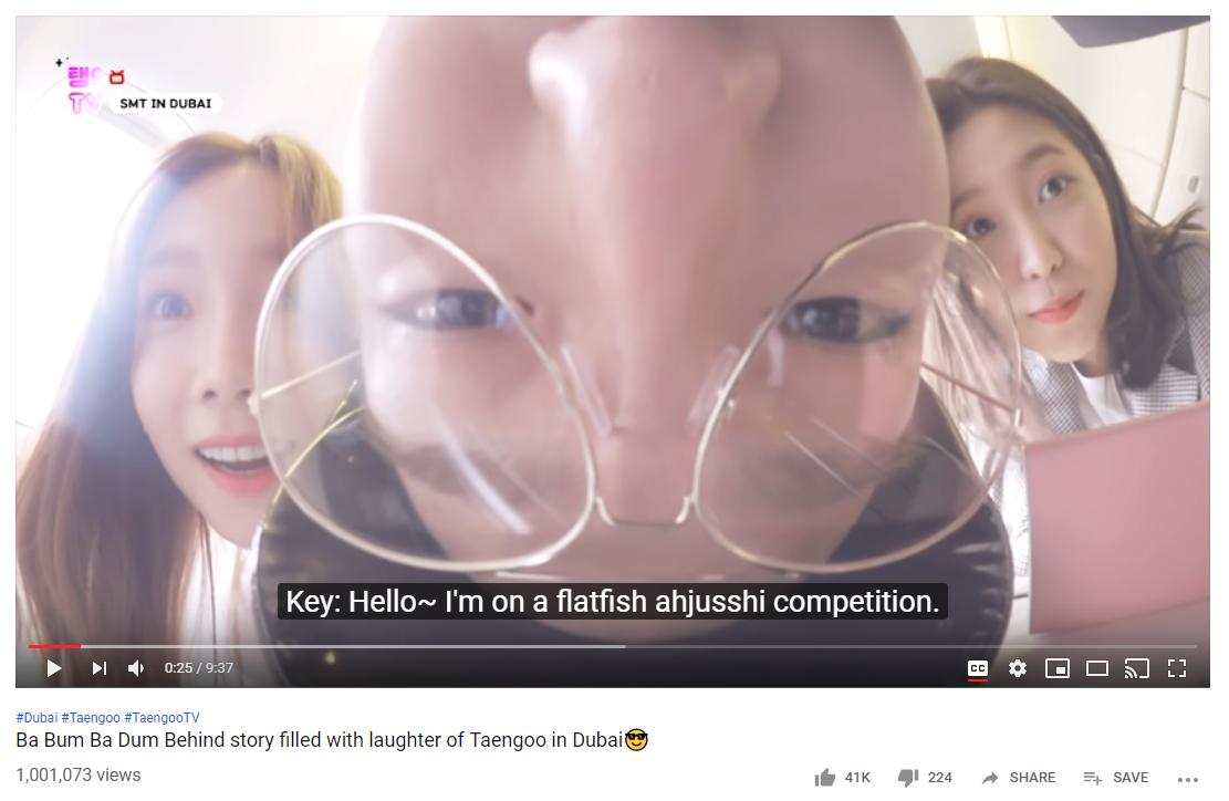 Taeyeon's Dubai vlog hit 1M views! It's the 11th TaengooTV video to reach a million views ✨
→ youtu.be/e0p95yDYoCU 
#Taeyeon #태연 #テヨン #탱구티비