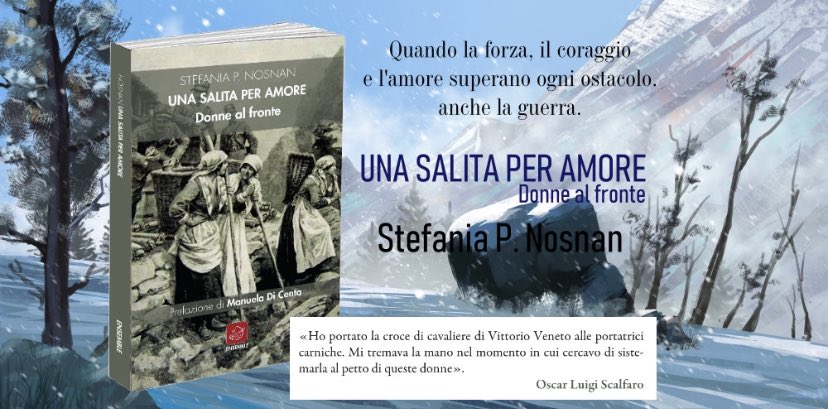 70Steph's tweet photo. Disponibile dal 24.06 Una salita per amore. Donne al fronte 
La prefazione scritta da @ManuelaDiCenta @messveneto https://t.co/xaXrQ40MKn