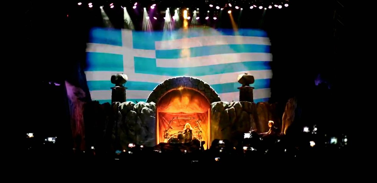 niclasN21's tweet photo. #manowar #releaseathensfestival 
#Greece #Athens #2019summer https://t.co/y3C3XBwv5T