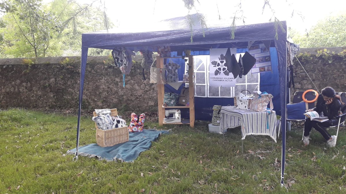 ¡Ya estamos en el <a href="/wild_market/">WildMarket</a> ! ¡Os esperamos hoy y mañana con las últimas obras de las Habibis! 😀🌞
#solidaridad #integración #refugiados #tallerdecostura  #inserciónlaboral