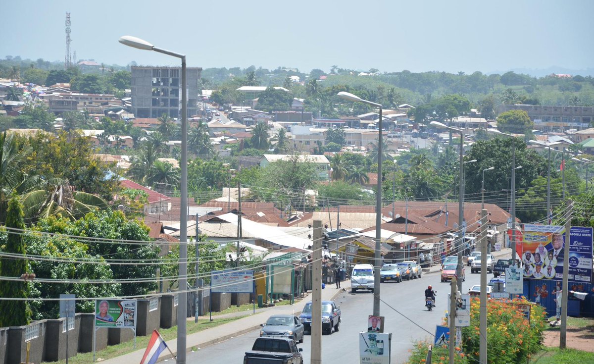 NodeEight's tweet photo. “Woezor” means welcome in Ewe, the local dialect widely spoken in Ho.  The city is green, clean and safe. 

#Hocity offers a unique blend of business, hospitality, and leisure experience. 
#VisitHo #VoltaRegion 

#TourismInGhana #YearofReturn #TourismHub #InnovationHub https://t.co/UOiaWOZHUP