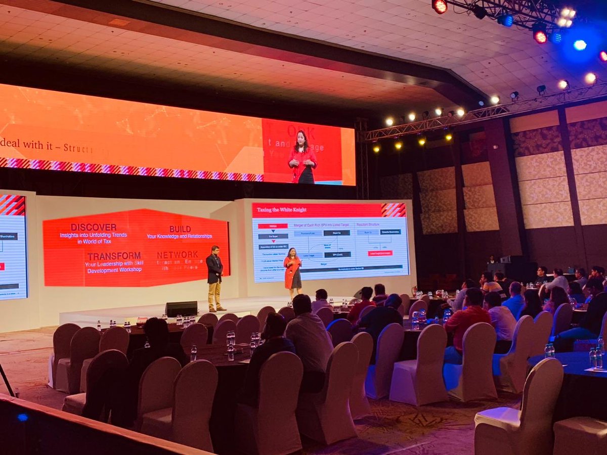 PwC_IN's tweet photo. With the onset of Day 2 at #PwCTALENTTax, PwC’s @HemalUchat takes a session on ‘Lets Deal with it - structuring of domestic and cross border transactions’. Get more details about the event here: https://t.co/o9NesJNEJa https://t.co/zOCKvP6y5m