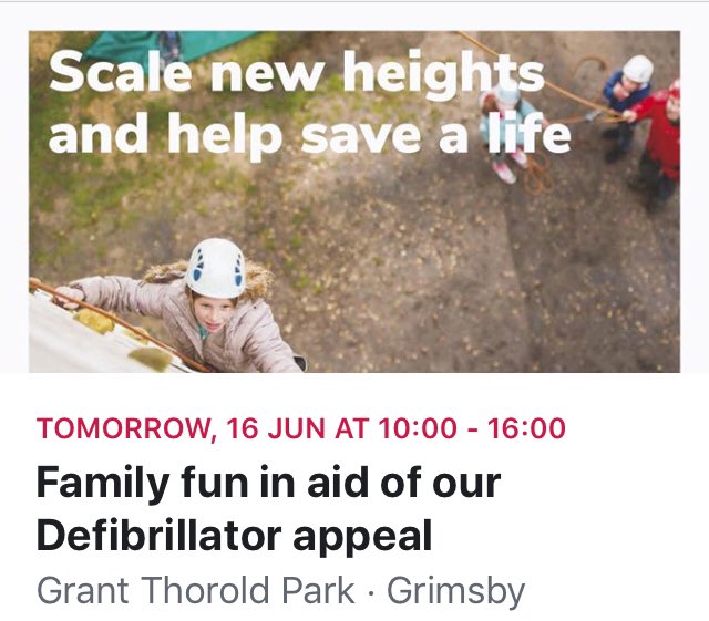 3rdCleethorpes's tweet photo. Come to our family day tomorrow and support a great cause.  Have you got what it takes to get to the top?  Or do the Lego walk of pain?
Perfect present for Father's Day (£2 for 3 climbs) with free cake for all Dads!  Climbing Wall, games, family activities etc https://t.co/01jxhsk95d