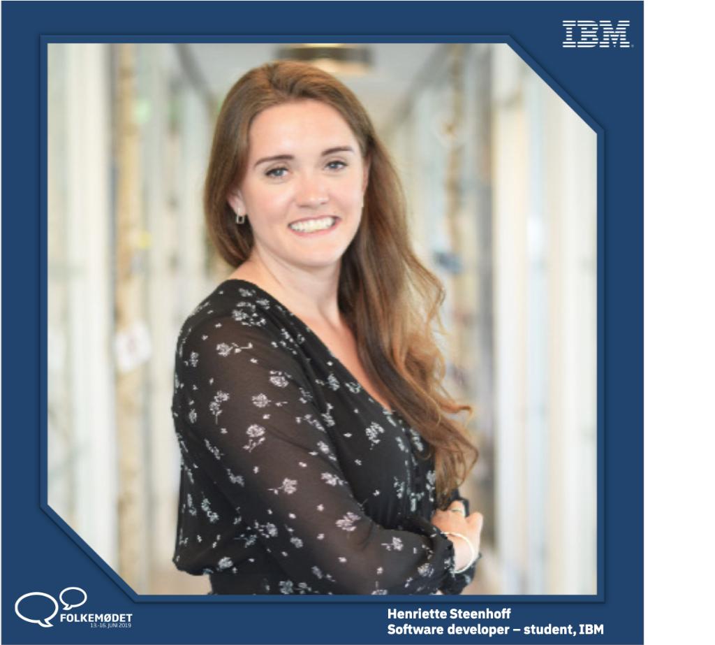 "Fremtidens sprog er kode. Vil du være med til at påvirke den, bliver du nødt til at forstå dens byggeklodser. Heldigvis er programmering både socialt og kreativt - og de færdigheder du tilegner dig kan bruges i alle erhverv" - <a href="/frksteenhoff/">Henriette Steenhoff</a>
Hør mere kl 10:30 i K10 #ibmfmdk #fmdk