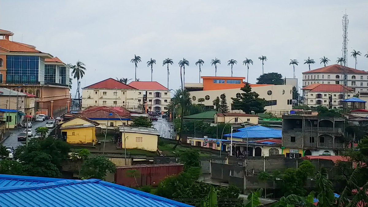 UlrichJvV's tweet photo. I'm out exploring the streets of Malabo, capital of Equatorial Guinea. I love this modern African city with old Spanish influenced architecture near the foot of Pico Basilé Volcano. 🌴 🌋 🌊 https://t.co/gIEcJaNAaU