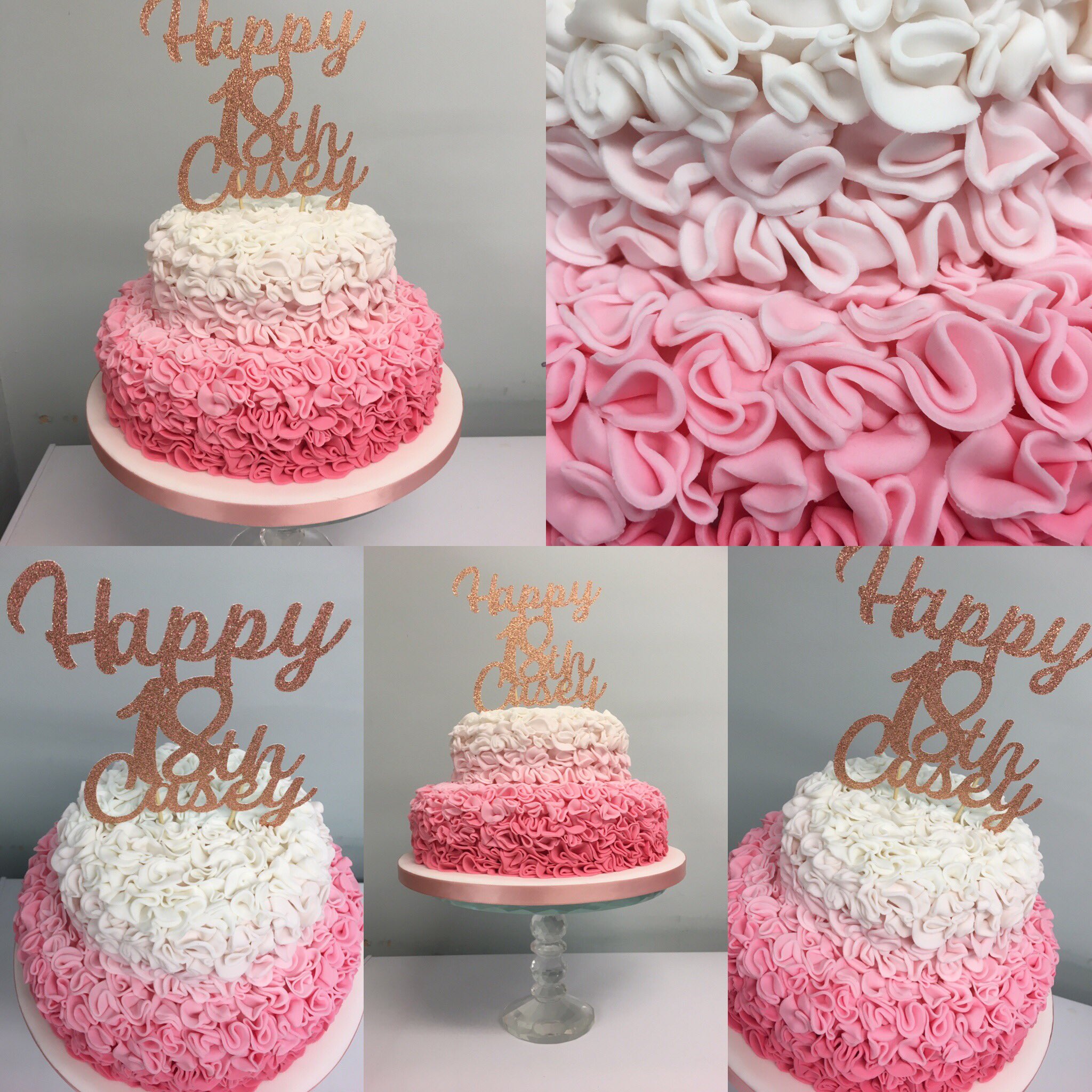 Blush Petal Ruffles - CakeCentral.com